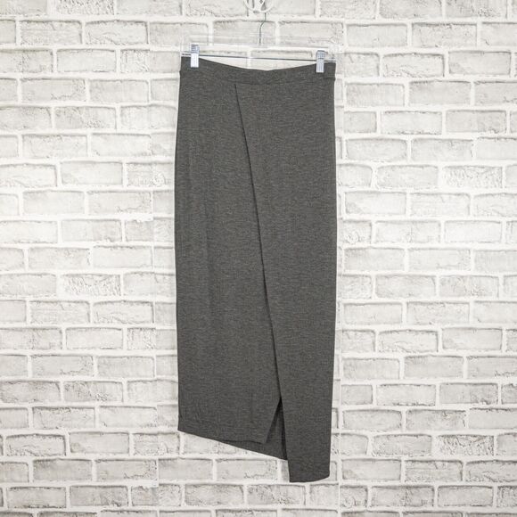 Majestic Filatures Gray Tulip crop Midi Skirt in Size 1 - Picture 5 of 8